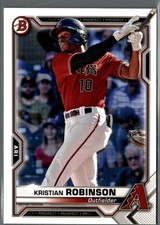 2021 Bowman #BP-136 Kristian Robinson Prospects