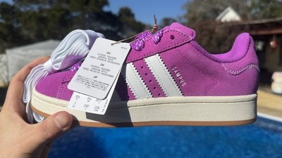 Size 6.5 - Adidas Women's Campus 00s Purple IF9616 New In Box + White Laces New