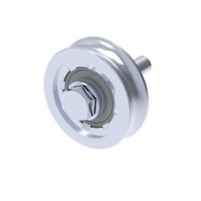 Roue de roulement U-Profil Inox AISI 304 Ø80mm Pour portail coulissant 300kg