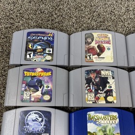 Nintendo 64 N64 Game Lot Of 10 Tested