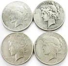 *1923 SAN FRANCISCO MINT PEACE DOLLAR LOT* *4 COINS* NR #P3070