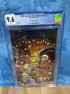 TMNT SATURDAY MORNING ADVENTURES #7 CGC 9.6 Jolzar Christmas Edition 2023 IDW