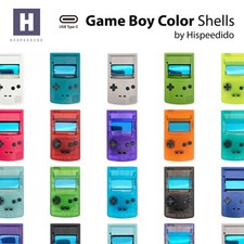 Hispeedido USB-C IPS Gehäuse Set für Game Boy Color Shell GBC