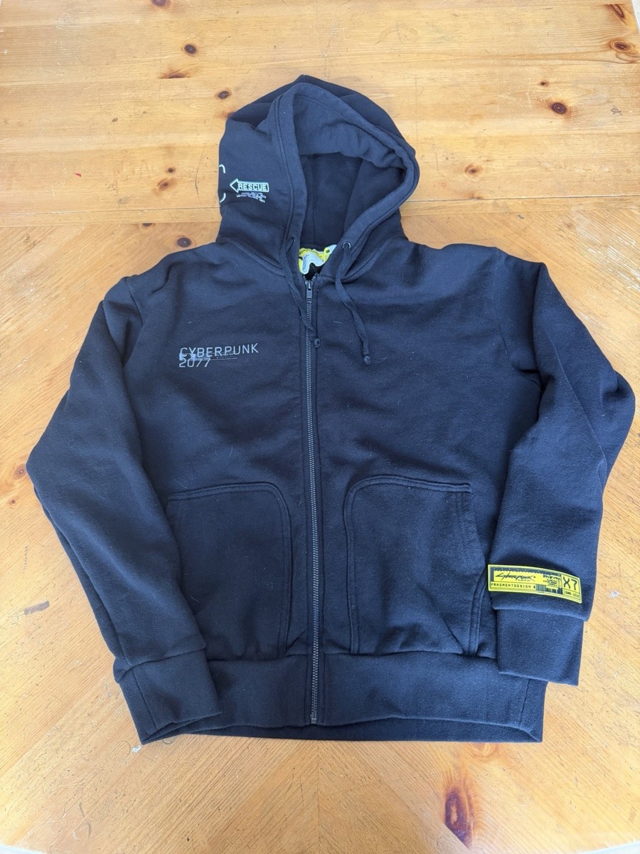 パーカー CYBERPUNK 2077 FRAGMENT DESIGN Cyberpunk 2077 x Fragment Rare Limited Full Zip Up Jacket Hoodie