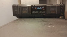 Sony TC-WE435 Stereo Cassette Deck.   -HEAR IT-   {{{RESTORED}}}