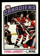 1976-77 Topps Yvon Lambert #232 - Montreal Canadiens - VG