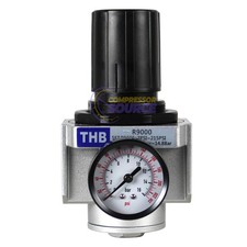 3/4" NPT Heavy Duty High Flow Compressed Air Pressure Regulator 162 CFM R906N