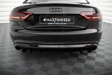 Street+ Heck Ansatz Diffusor passend für Audi A5 Coupe / Cabrio S-Line 8T (Einze
