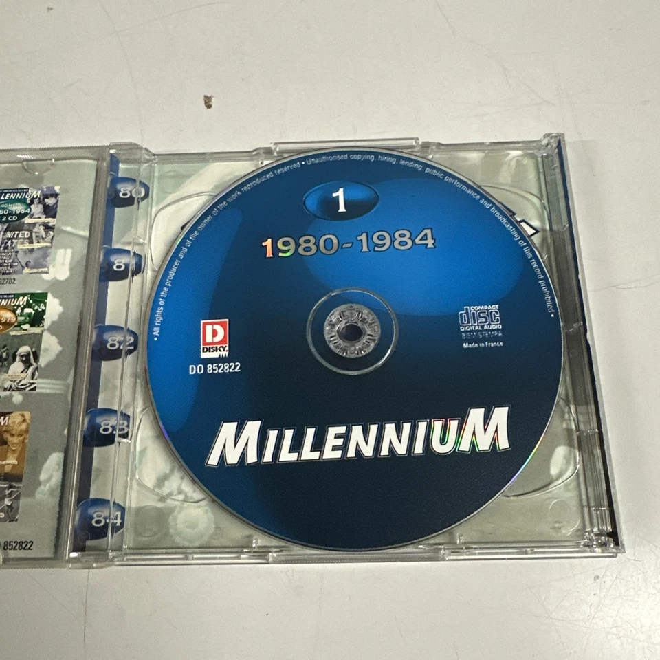 Millenium 40 Hits of 1980-1984 von Various | 2CD | Zustand Neuwertig - Bild 3 von 4