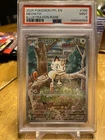 Pokémon TCG 2025 Pokémon PFL EN MEOWTH Illustration Rare 106/094 PSA 9 Mint MT