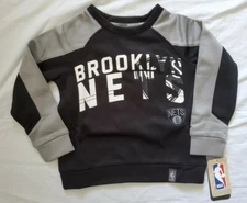 NBA Brooklyn Nets Boys "Back Court Crew" sweatshirt Small(4)