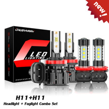 Per Nissan Kicks 2016-2024 H11+H11 Lampadine LED Faro Basso Fendinebbia Combo