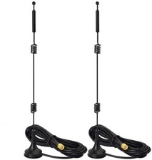 2pcs Dual Band 9dBi WiFi Magnetic Base Antenna RP-SMA for Security IP Camera