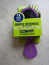 NIB Conair Gently Detangle Wet/Dry All-Purpose Mini 6" Hair Brush