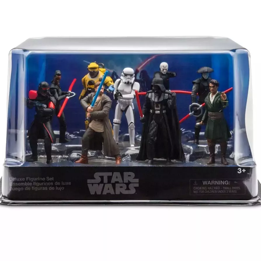 Disney star cheap wars figurine set