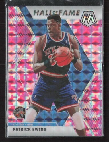 PATRICK EWING 2019-20 PANINI MOSAIC PINK CAMO