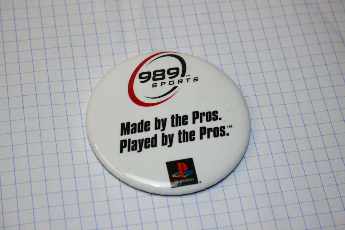 PS2 989 Sports Playstation 2 Promotional Pin Back Vintage | eBay