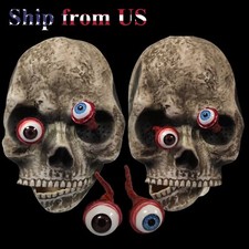 2 Pcs Halloween Party Decor Fake Eye Eyeball Horror Scary Simulation Prop Trick