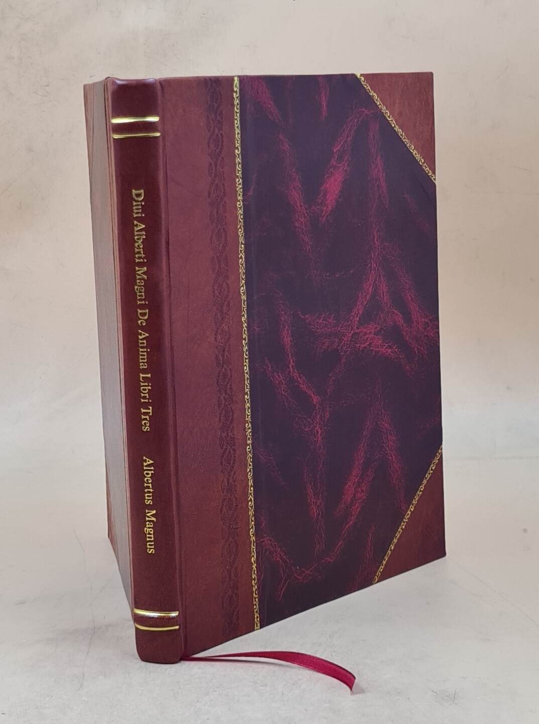 Rare 1494 Leather Bound Albertus Magnus De Anima Latin Edition