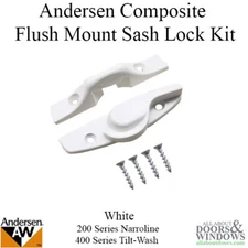 Andersen Sash Lock Kit For Double Hung and Single Hung Window Latch Keeper Screw