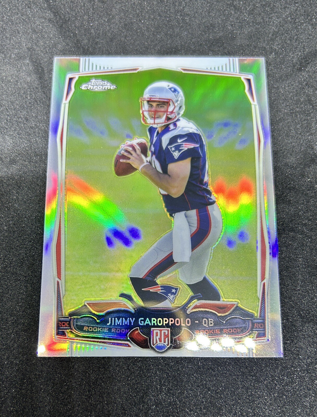 2014 Topps Chrome Refractor Jimmy Garoppolo Rookie RC New England Patriots