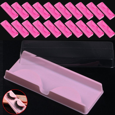 20 × False Eyelash Care Storage Case Empty Box Container Holder Compartment Tool