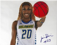 JESSICA DICKEY Signed 8 x 10 Photo WNBA Womens Basketball DALLAS WINGS Deleware