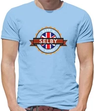Made In Selby - Mens T-Shirt - Town City Village Born Love Live Homewtown