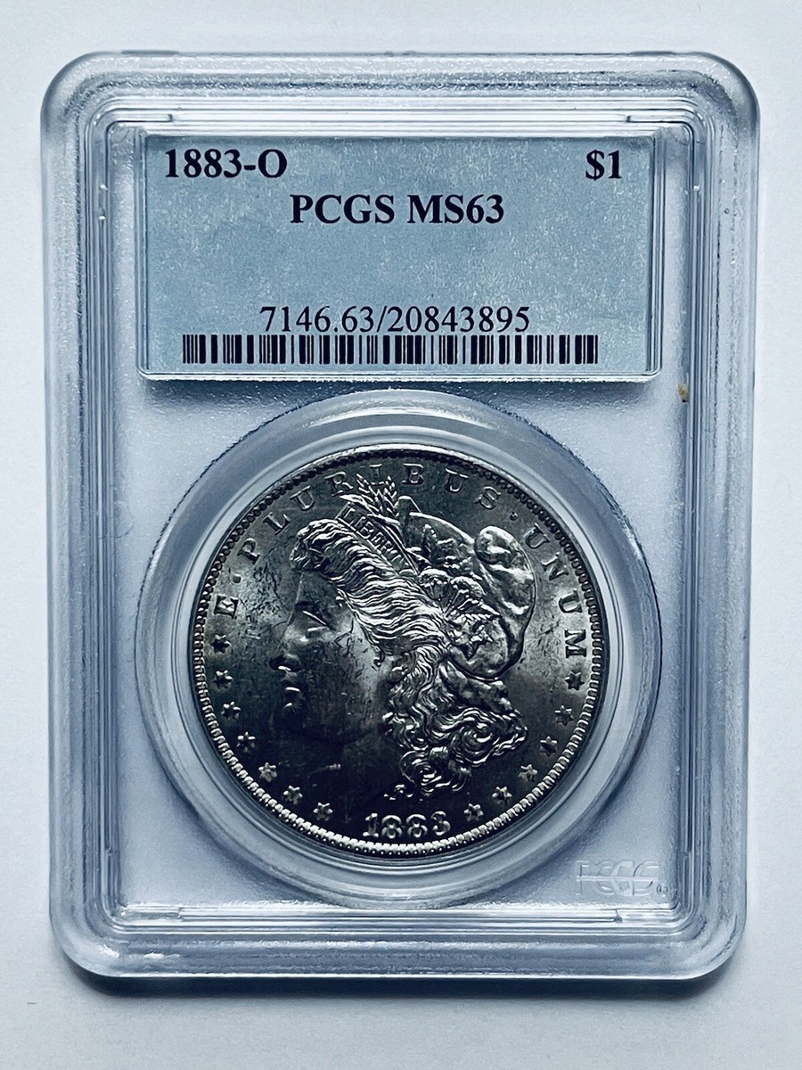 1883年 MORGAN SILVER DOLLAR アメリカPCGS MS63 1883-O Morgan Silver Dollar PCGS MS63 | eBay