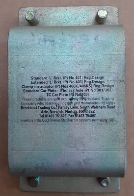 Breckland Stabilisatorklemme auf Adapterhalterung für Alko, BPW und Albe Chassis