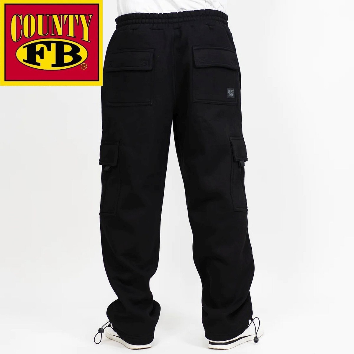 FB County Heavyweight Baggy Cargo Sweatpant | eBay