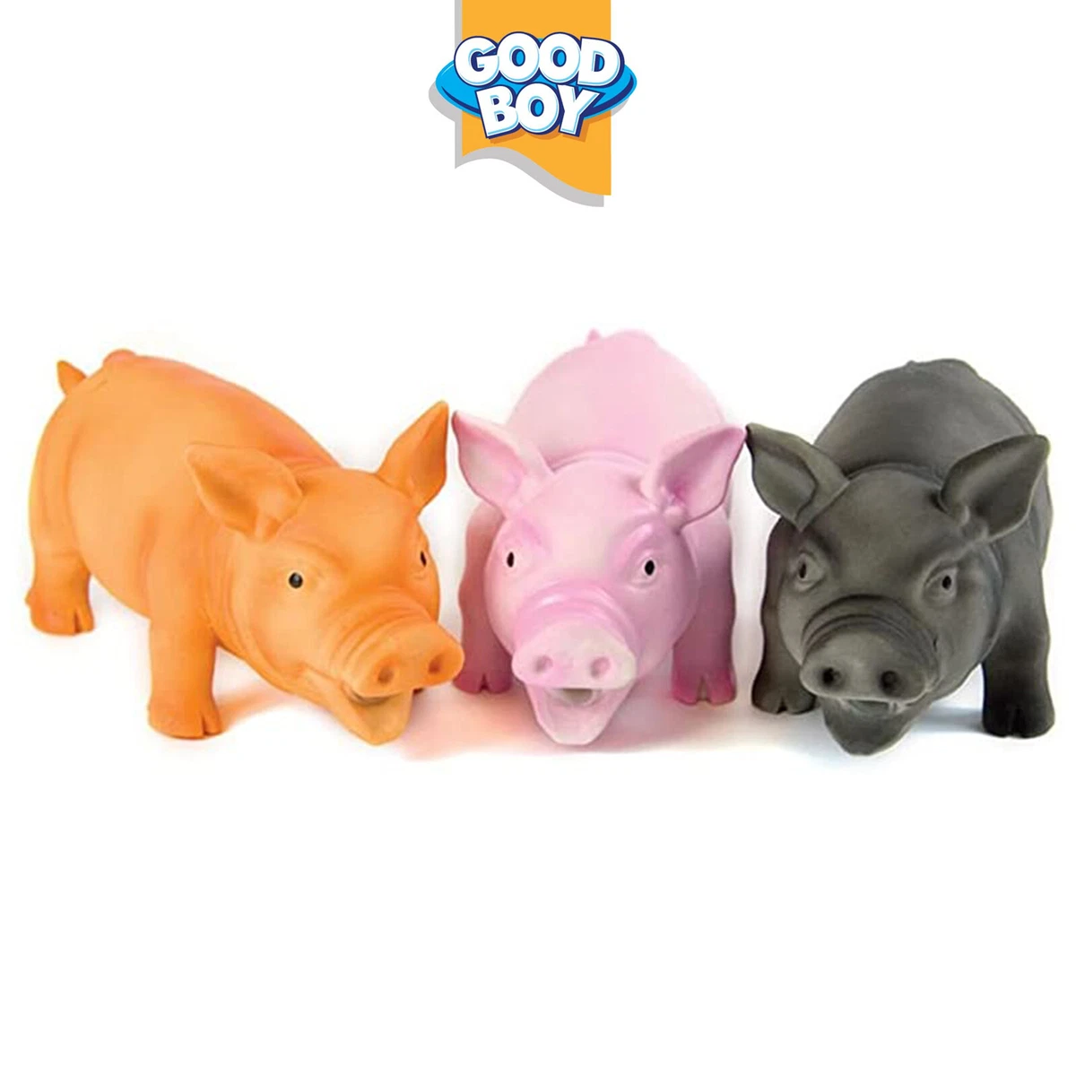 Rubber pig dog clearance toy