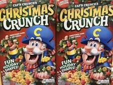 NEW 2025 Cap'n Crunch’s Christmas Holiday Christmas Cereal 11.7 oz 1BOX