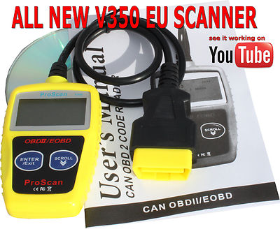 Auto Fehlercode Leser Motor Scanner Diagnose Reset Werkzeug OBD 2 CAN BUS EOBD UK
