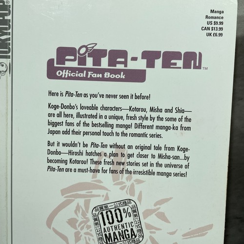 Pita-Ten Manga Tokyopop by Koge Donbo Official Fan Book and Volumes 3,4,6 and 7 - Picture 3 of 11