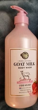 Korean Shower Mate Dutch Goat Milk with STRAWBERRY Body Wash NOURISHING 27 oz