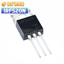 15PCS New IRF520N TO-220 Power MOSFET IR