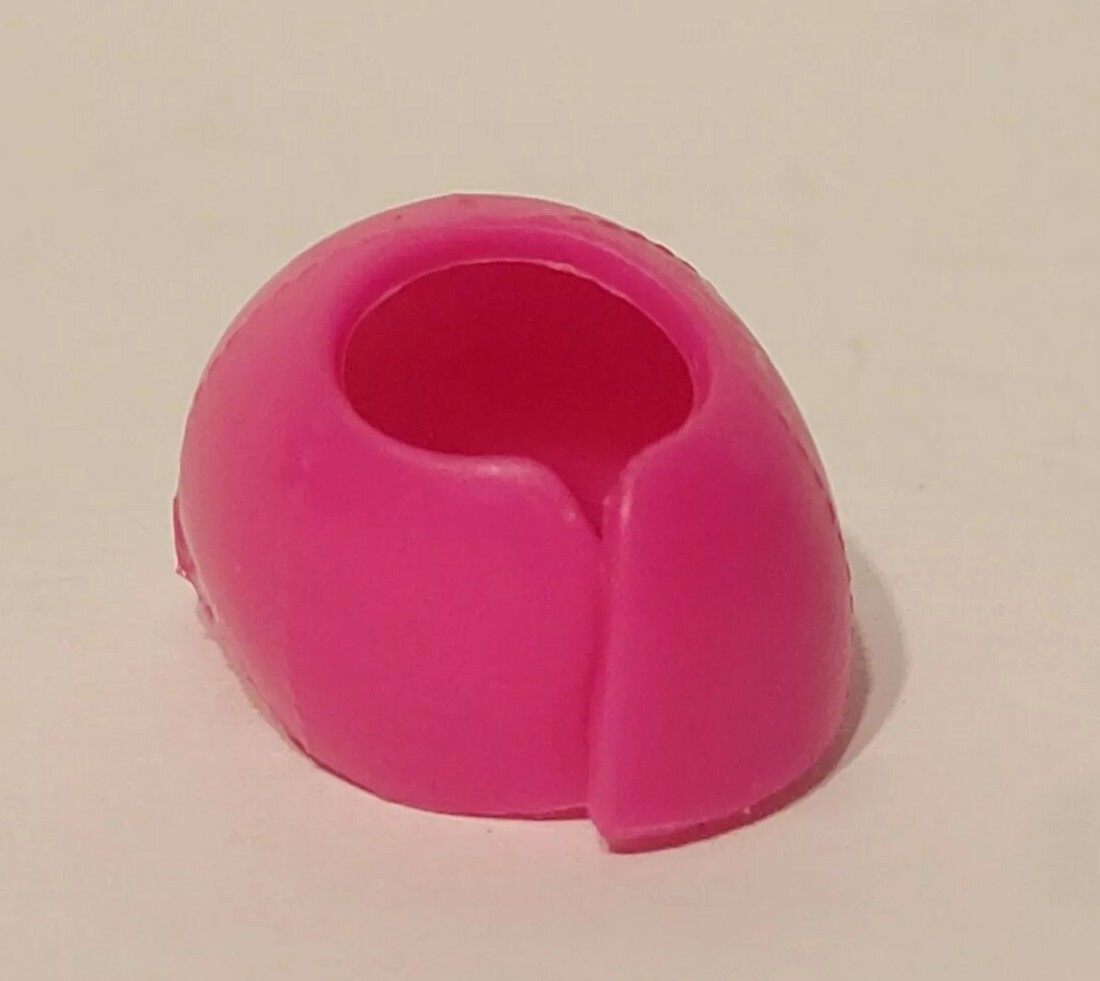 Cappello da equitazione rosa Mattel Barbie On The Go Pony Race ricambio SOLO OTTIME CONDIZIONI
