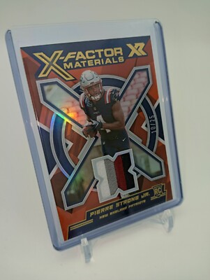 2022 XR Football Pierre Strong jr. X-Factor Materials Orange/25 #XFM-PSJ