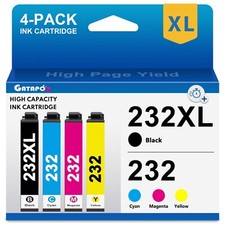 232XL T232XL Ink Replacement For Epson XP-4200 XP-4205 WF-2930 4-Pack 