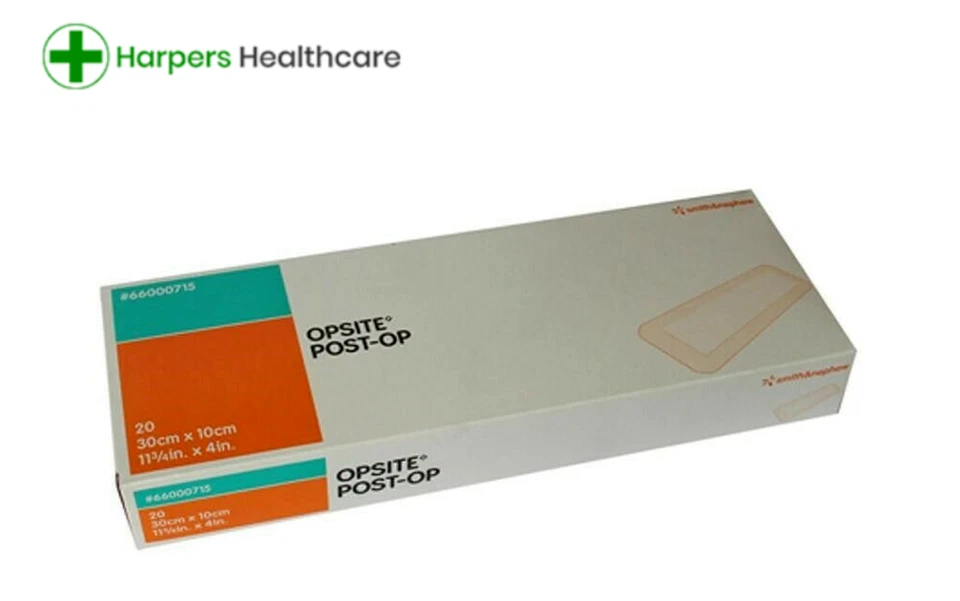 Opsite Post-Op 10cm x 30cm 66000715 X3 SINGLE DRESSINGS