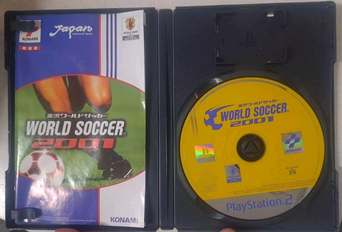 RARE! Jikkyou World Soccer 2001 PS2 Konami Japan Import SLPM