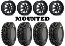 Kit 4 GMZ Ivan IRONMAN Stewart 32x9.5-14 on Fuel Lethal Matte Black D567 550