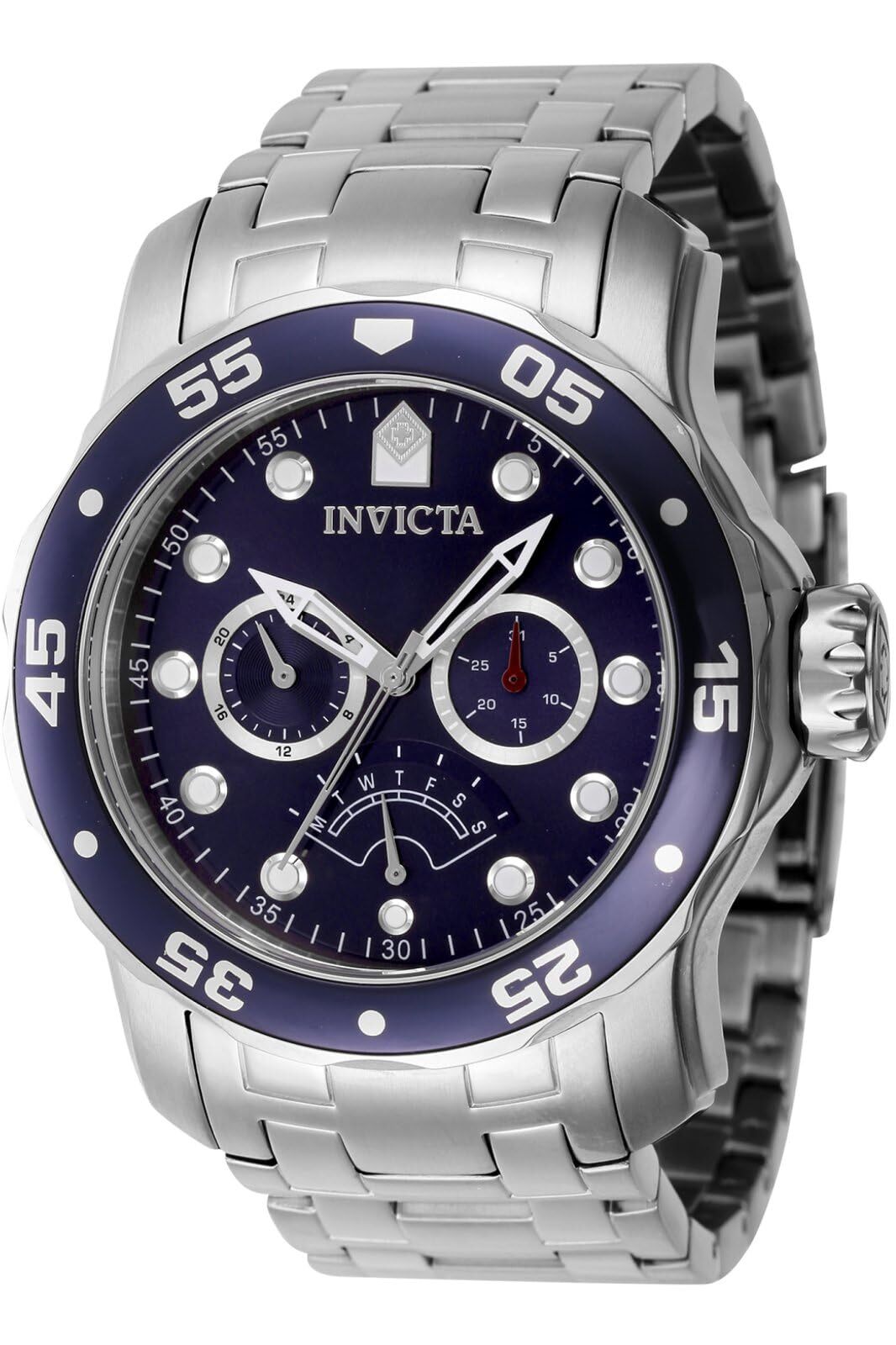 Мужские кварцевые часы Invicta 46993 Pro Diver с хронографом и синим циферблатом