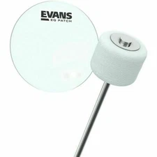 Evans EQ Single Pedal Patch, Clear Plastic, EQPC1, 2 Pack