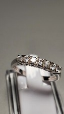 1.05ctw Cubic Zirconia made in 925 Sterling Silver Band Ring Size 8