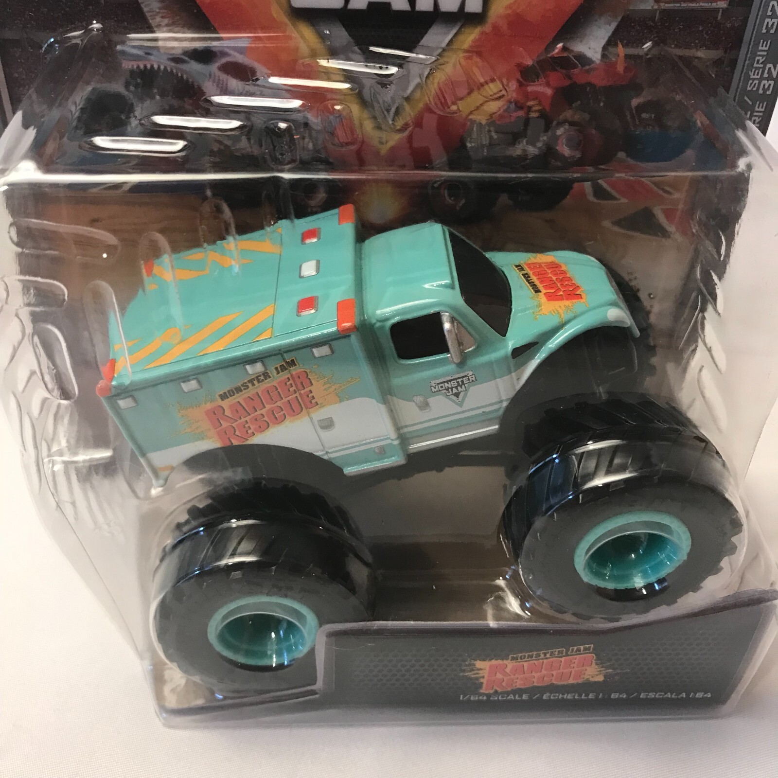 Monster Jam Ranger Rescue Monster Jam Official Ranger Rescue Monster Truck 1:64 Spinmaster Die ...