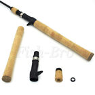 Long Casting Fishing Rod Handle Composite Cork Build Repair Grip Tcs Reel Seat