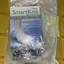 Silver Smart Knit Seamless Socks For Diabetics And Arthritic And Sensitive Feet