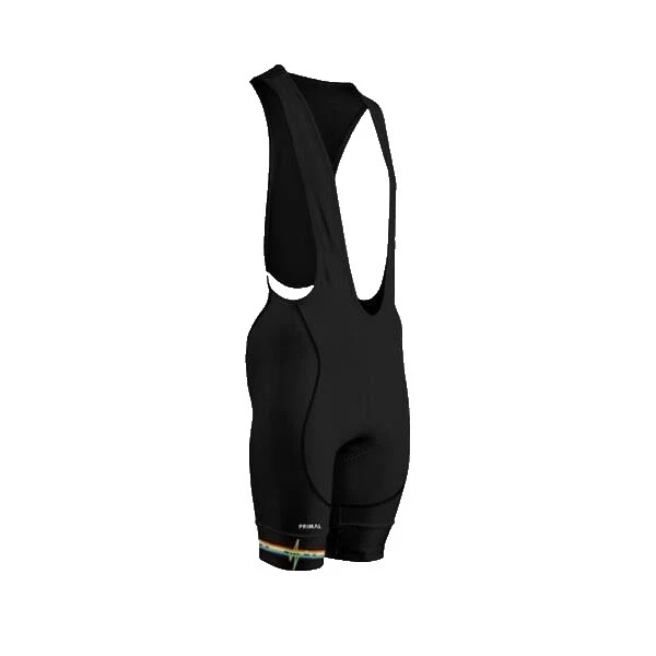 Pantalones cortos de ciclismo Babero Primal Negro